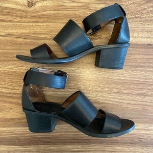 Madewell Block Heel Sandals - Black